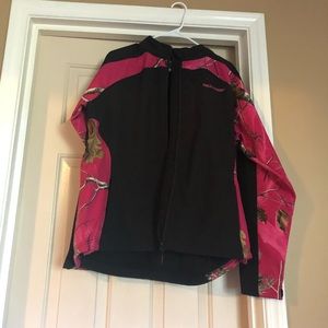 Real tree rain jacket